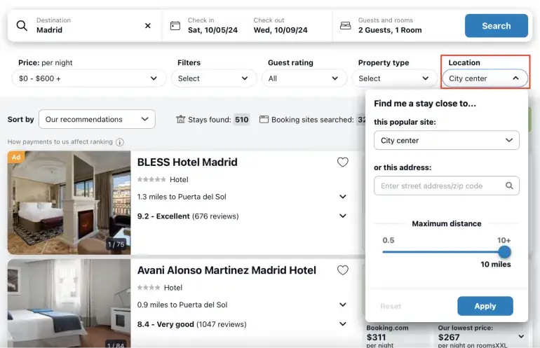 trivago hotelscombined tripadvisor jak działają
